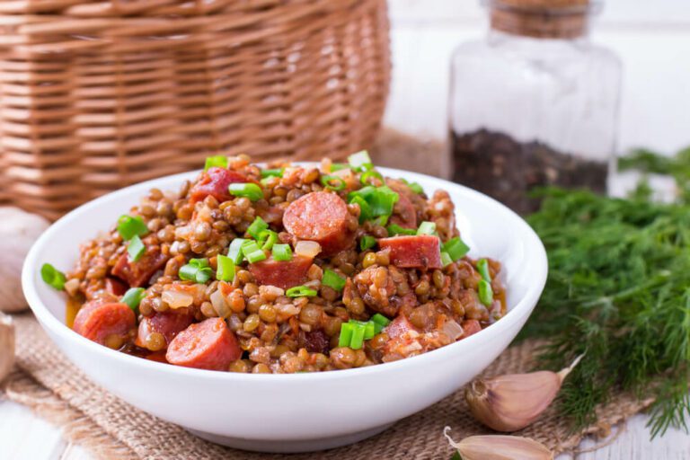 Saucisses lentilles